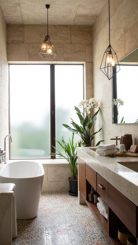 modern geometric lighting elegance