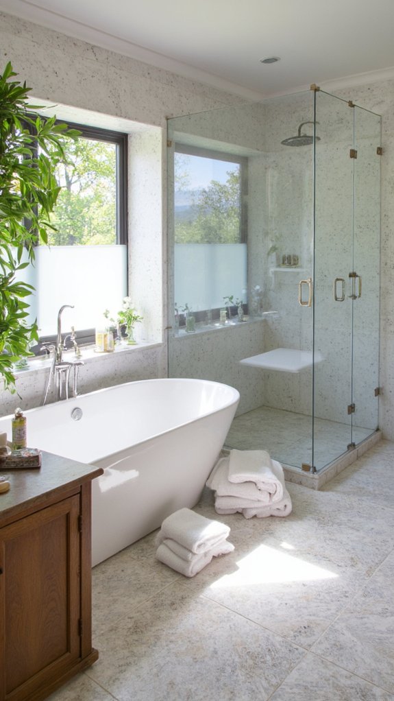 modern glass partition elegance