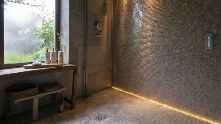 modern illuminated shower designs