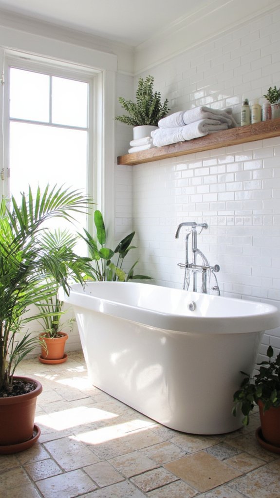 modern sleek subway tiles