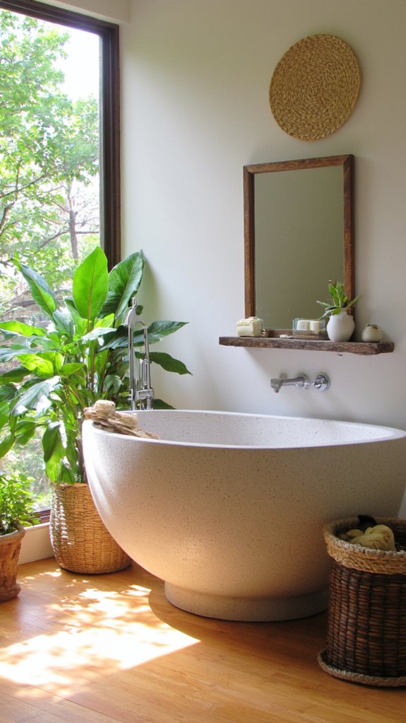 natural materials for serenity