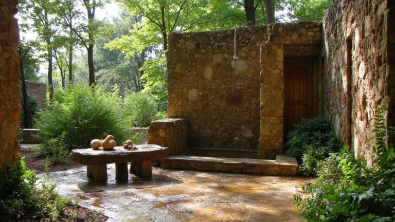 natural spa inspired shower designs