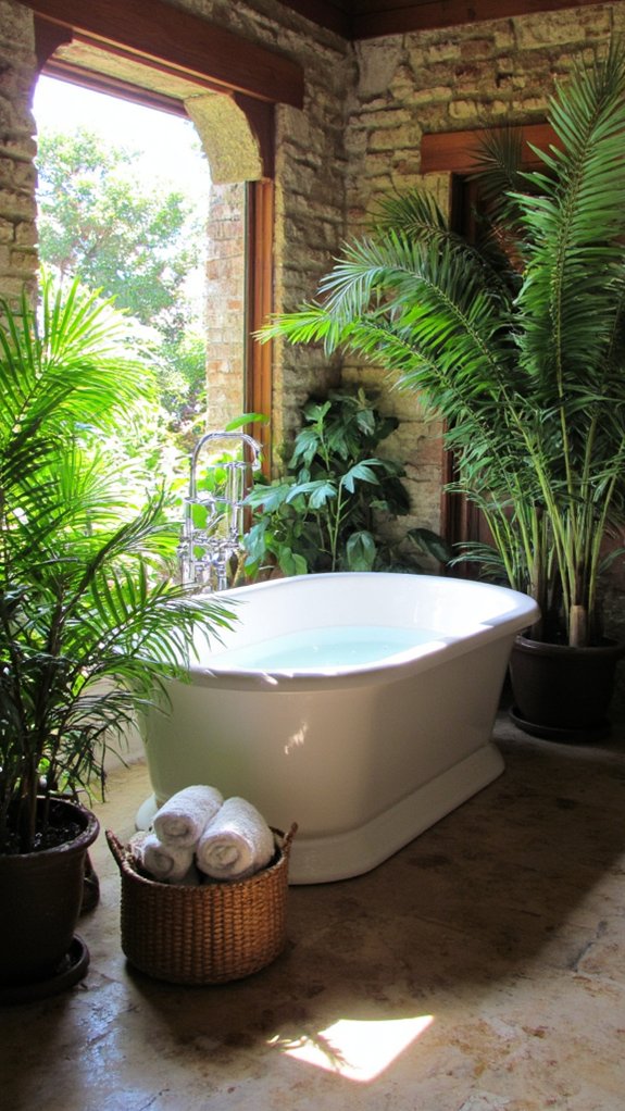 nature inspired bathroom retreat