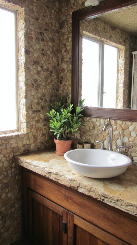 nature inspired bathroom retreat