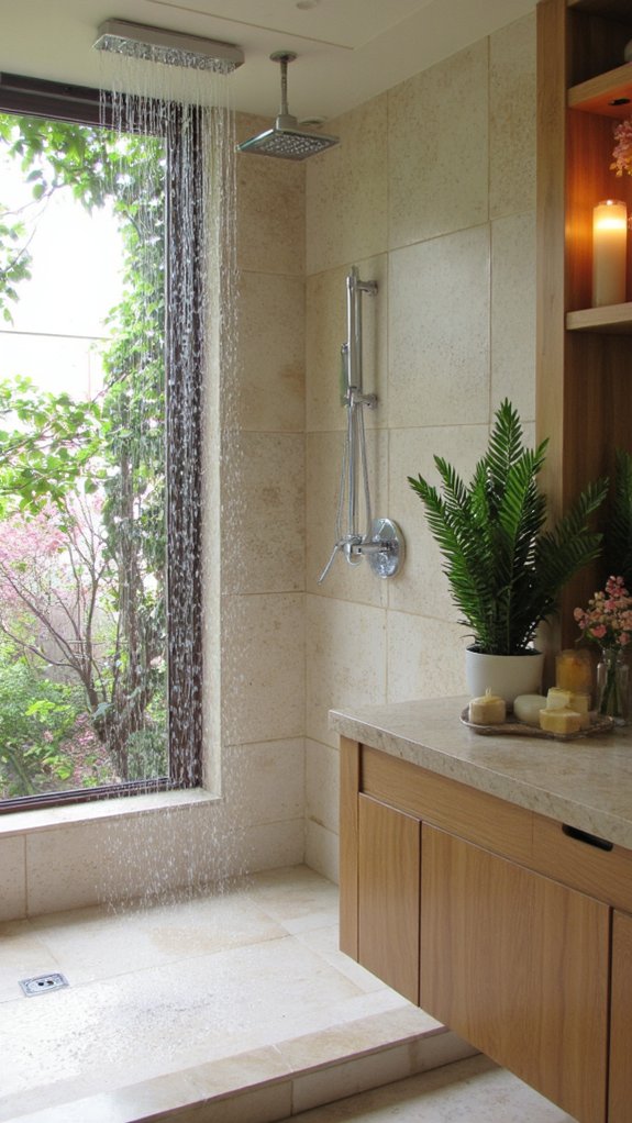 nature inspired bathroom retreat