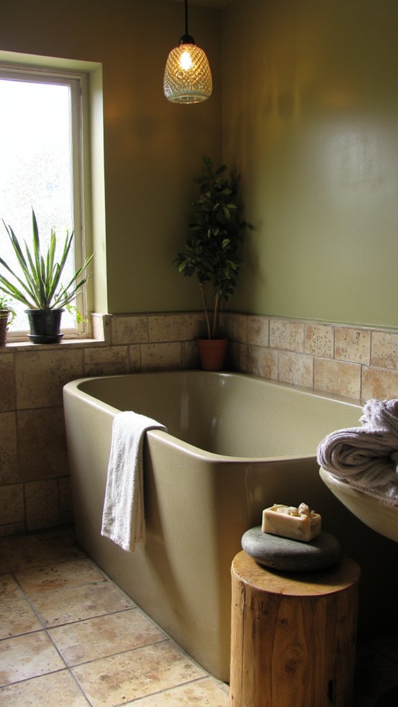 nature inspired calming atmosphere