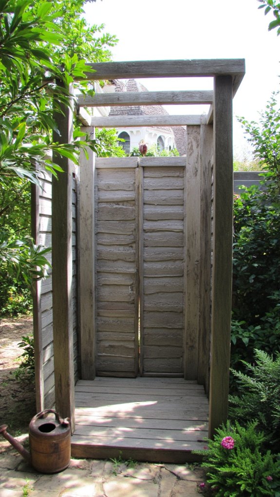 nature inspired outdoor bathing experience