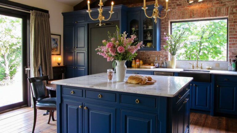 20 Rich Navy Luxury Kitchen Ideas With Designer Character navy luxury kitchen designs