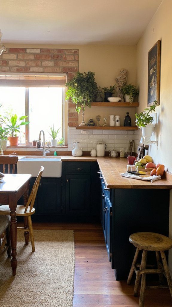 navy shaker cabinets elegance