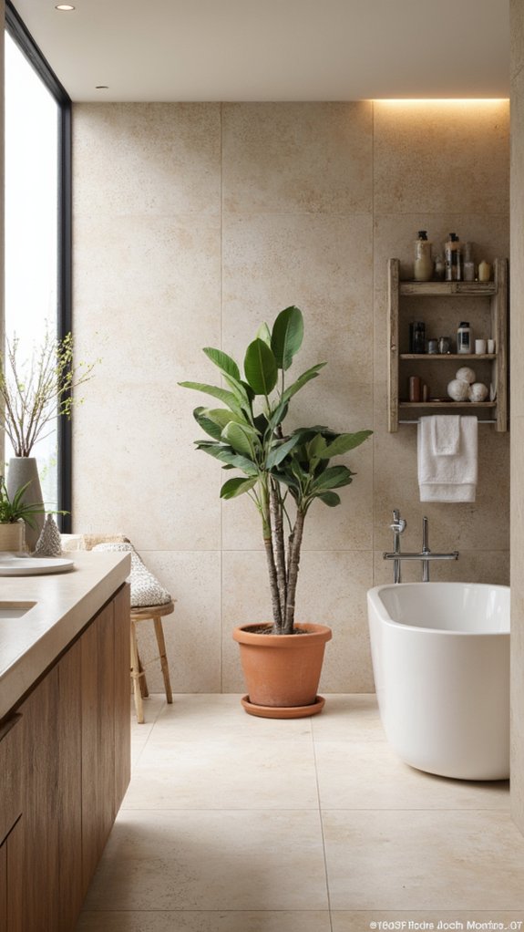 neutral backsplash enhances aesthetics