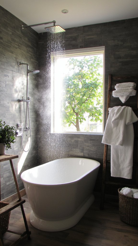 oasis like rainfall shower experience