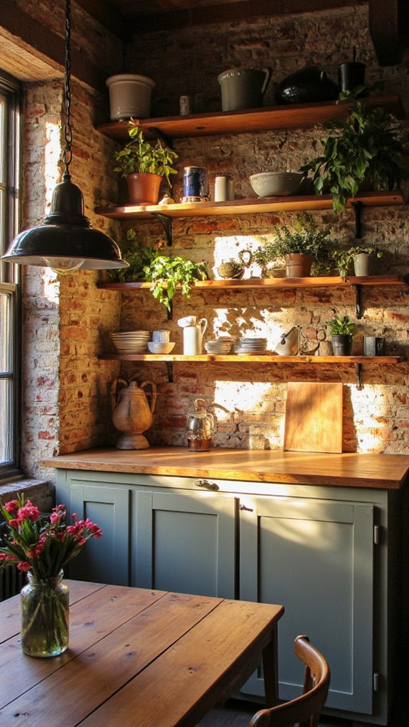 open shelving for style