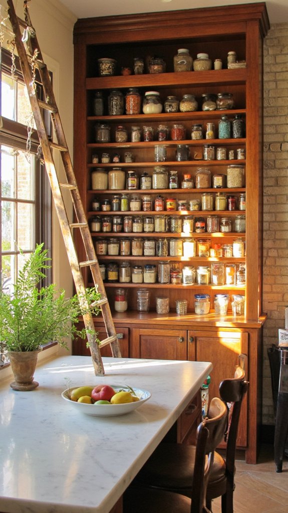 organized efficient pantry design