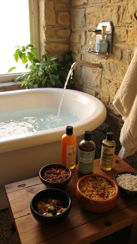 pampering spa like shower experience