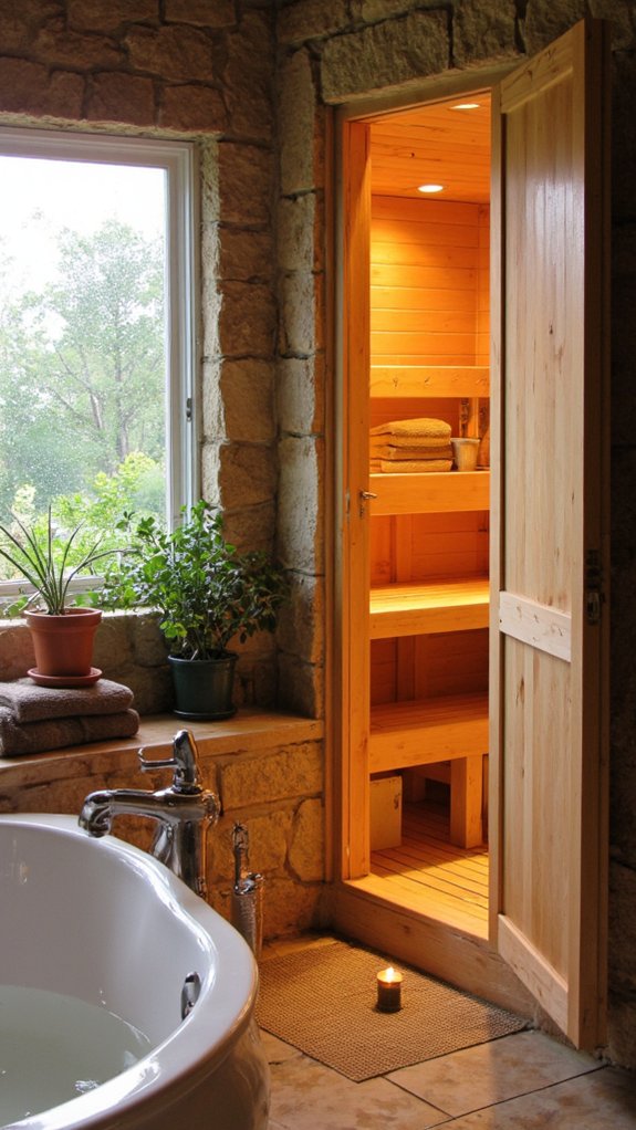 personal sauna relaxation retreat