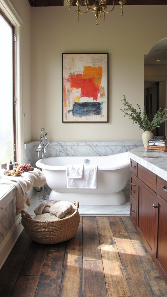 personalized artistic bathroom decor