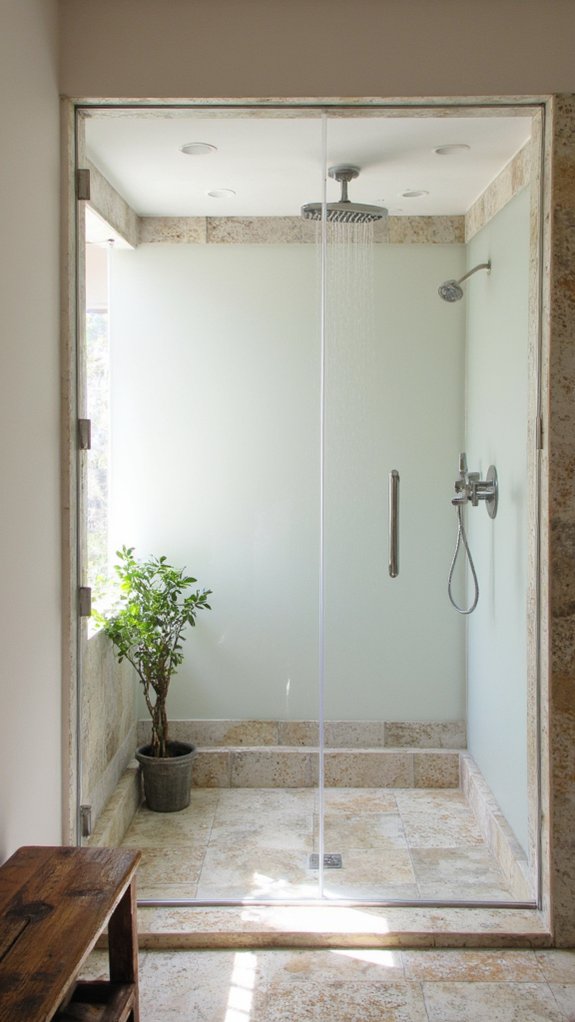 personalized luxurious shower experience