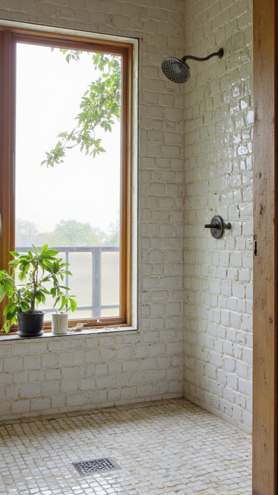 personalized mosaic shower design