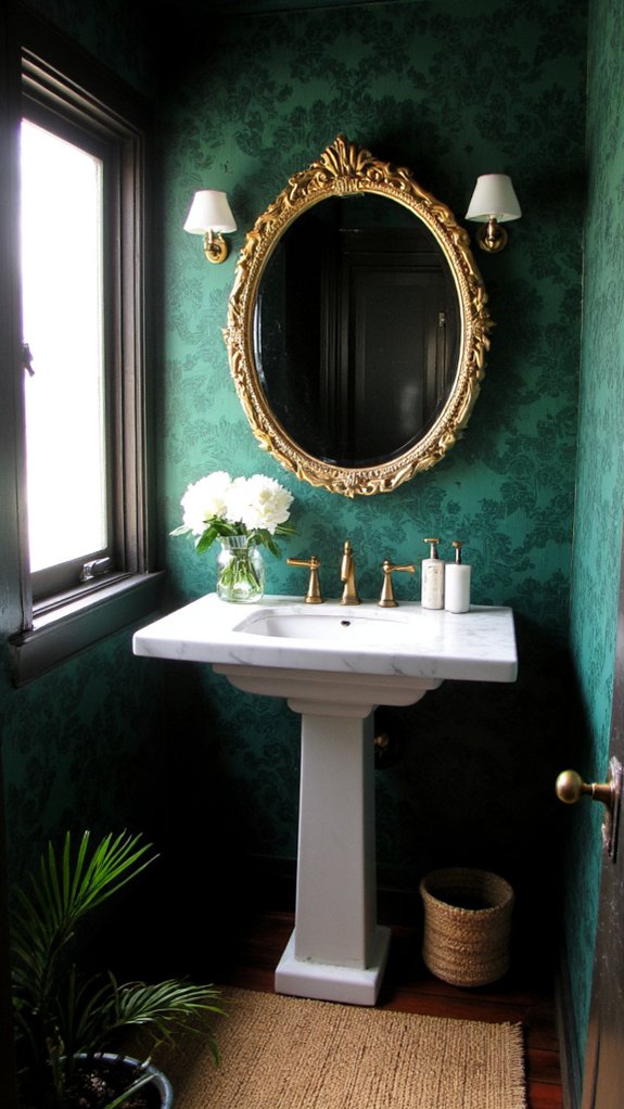 personalized powder room d cor