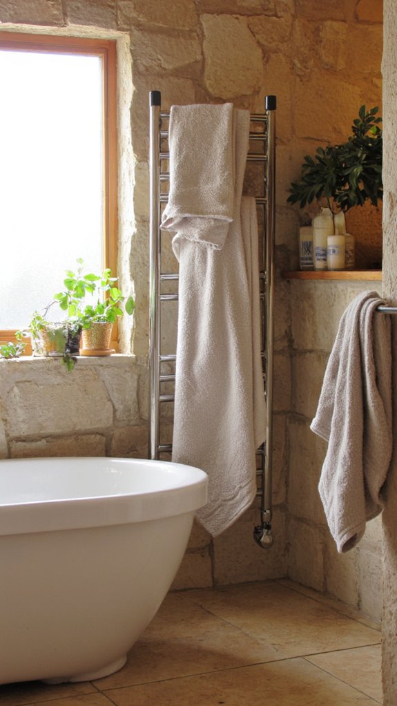 post shower warm towel bliss