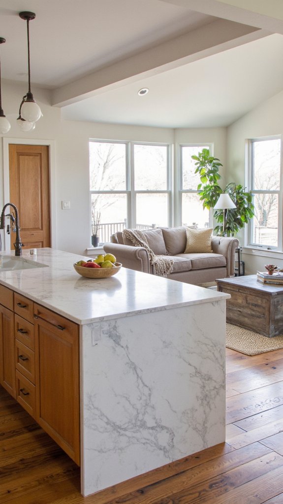 quartz enhances open spaces
