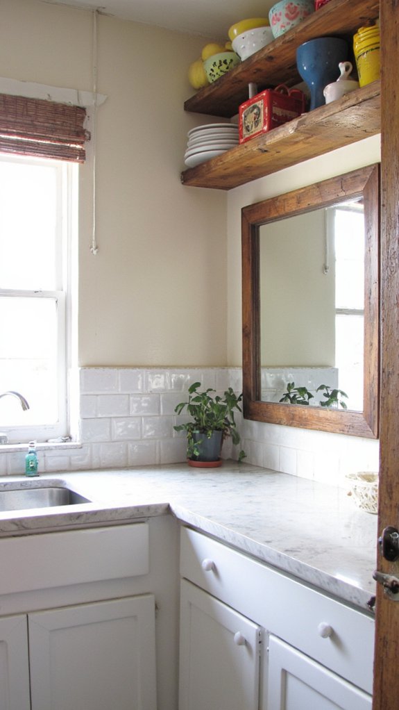 reflective surfaces expand space