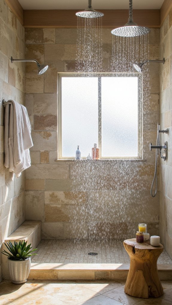 rejuvenating multi jet shower experience