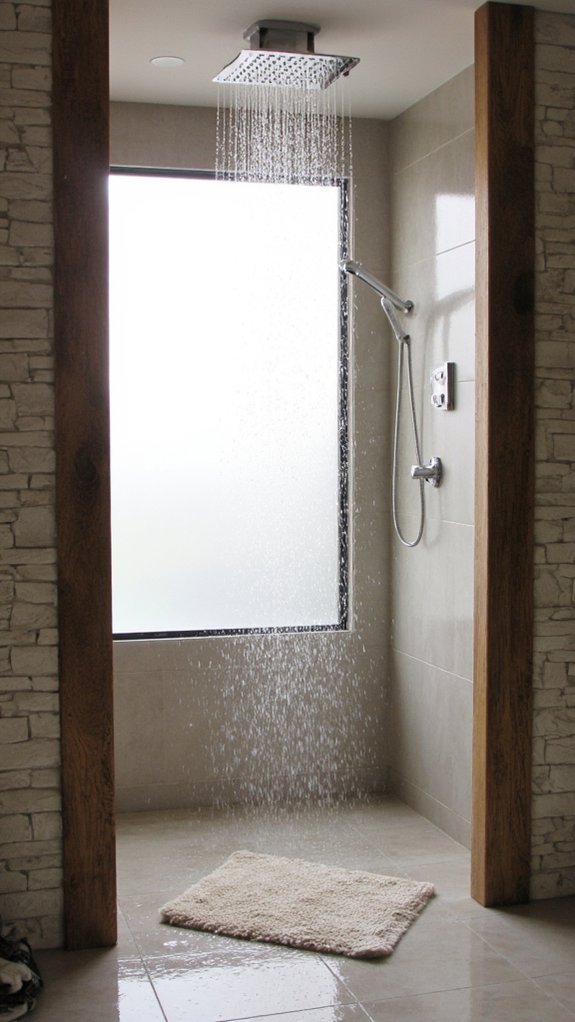 rejuvenating rainfall shower experience