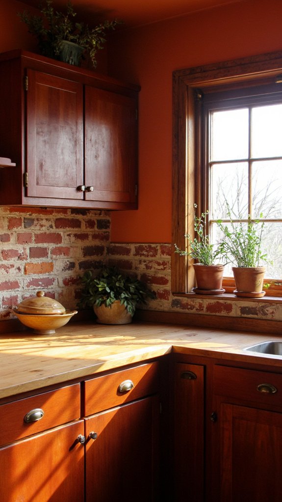 rustic warmth and character