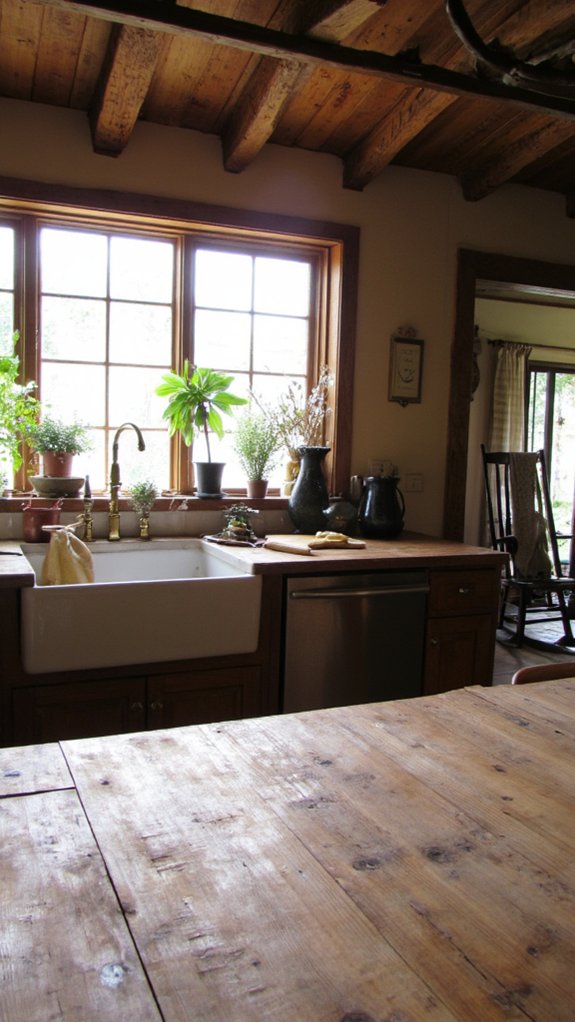 rustic warmth and charm