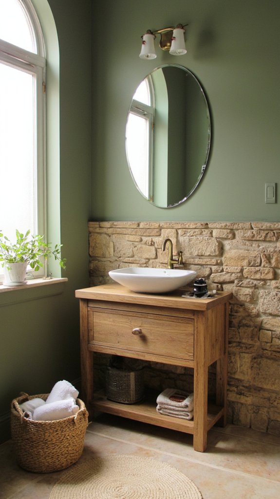 sage green earthy elegance