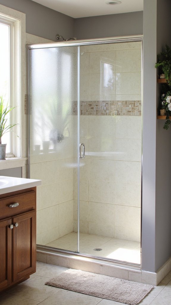 semi frameless glass elegance