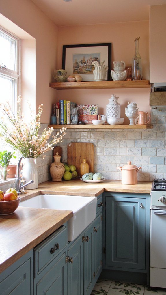 serene and inviting kitchen
