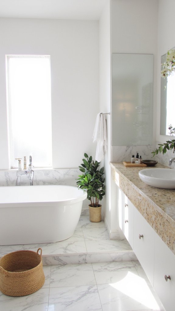 serene bathroom oasis design