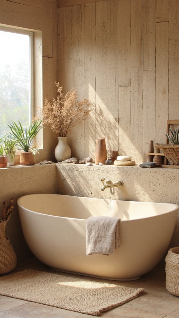 serene earthy beige oasis