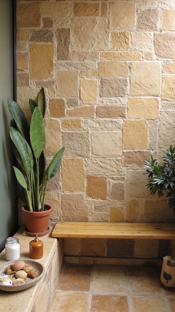 serene earthy color ambiance