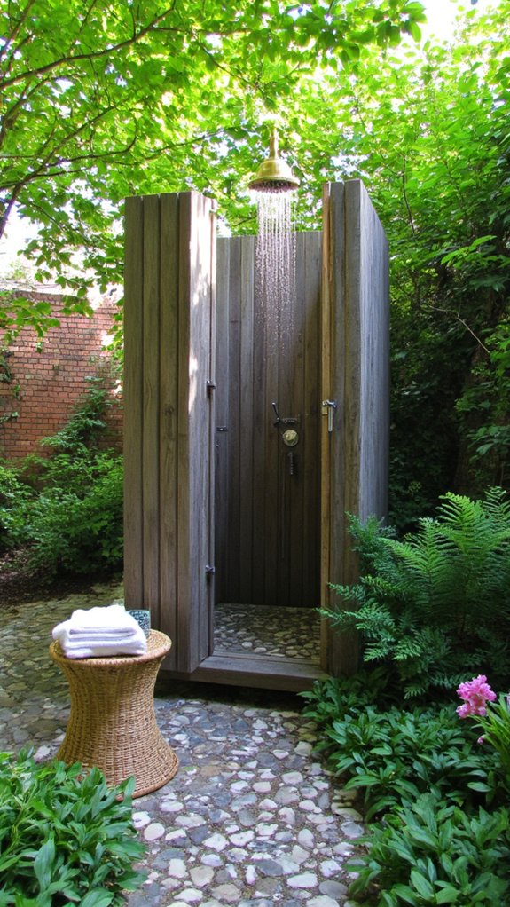 serene enclosed garden retreat