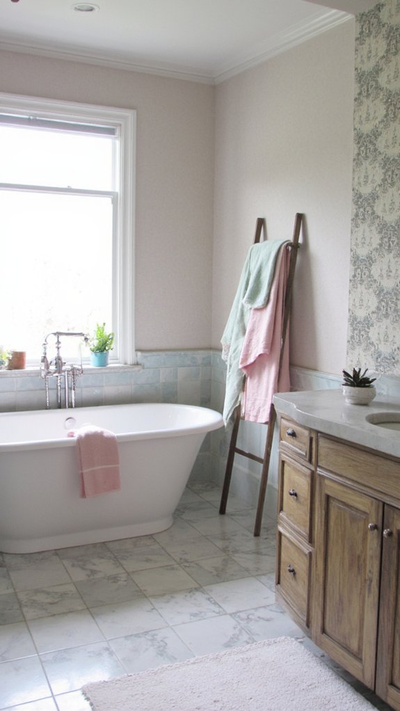 serene grey pastel combination