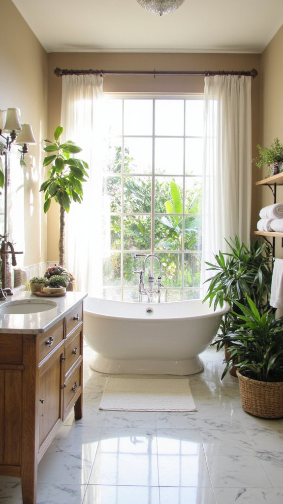 serene indoor plant sanctuary