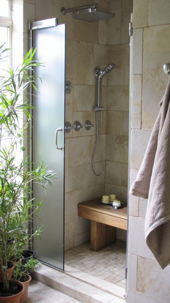 serene luxury steam shower