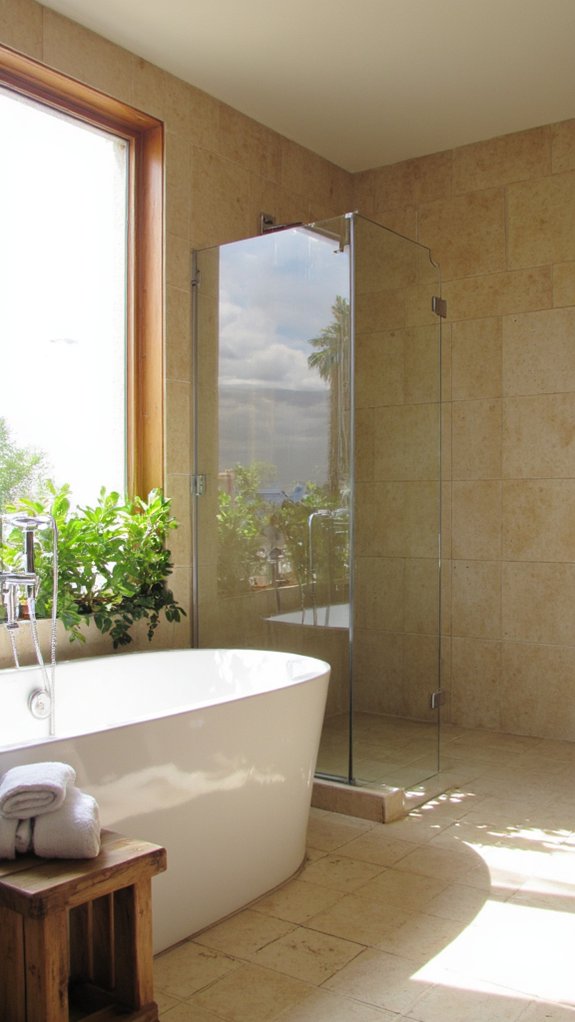 serene minimalist bathroom retreat