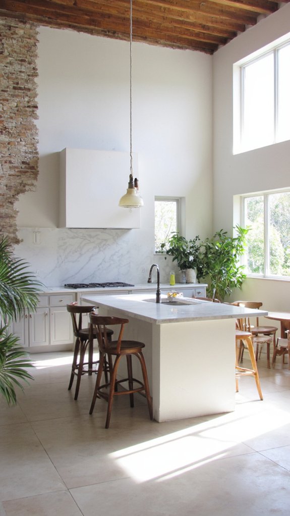 serene minimalist kitchen design