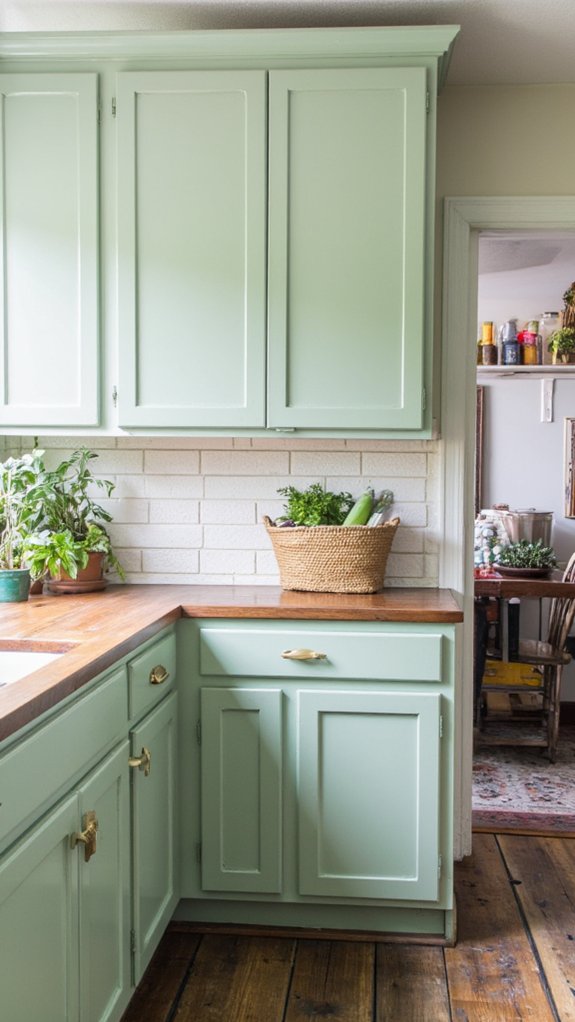 serene natural kitchen ambiance