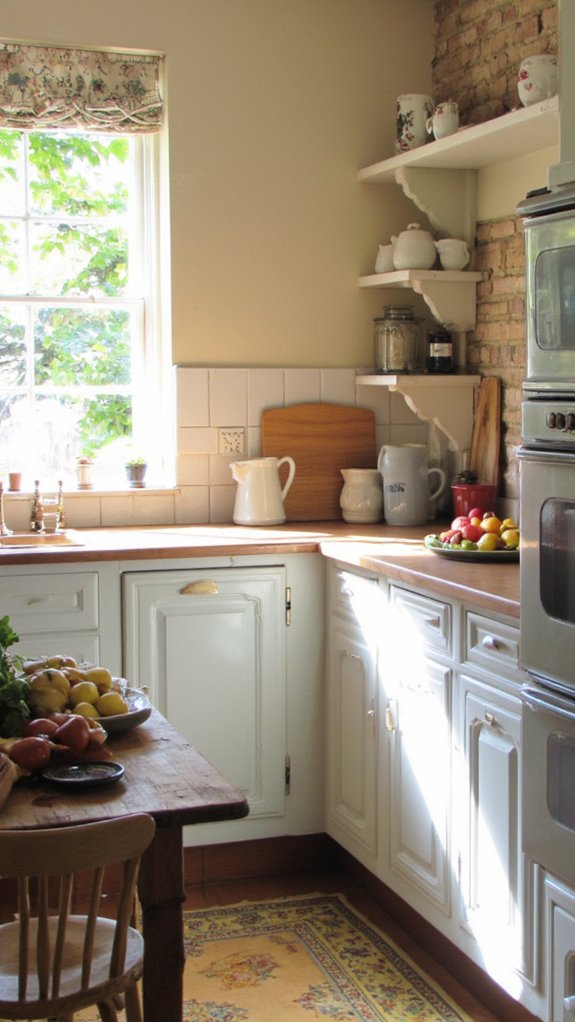 serene pastel kitchen charm