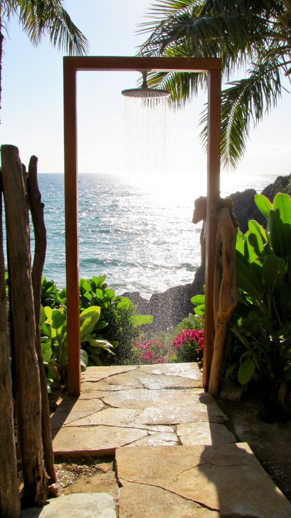 serene seaside shower experience