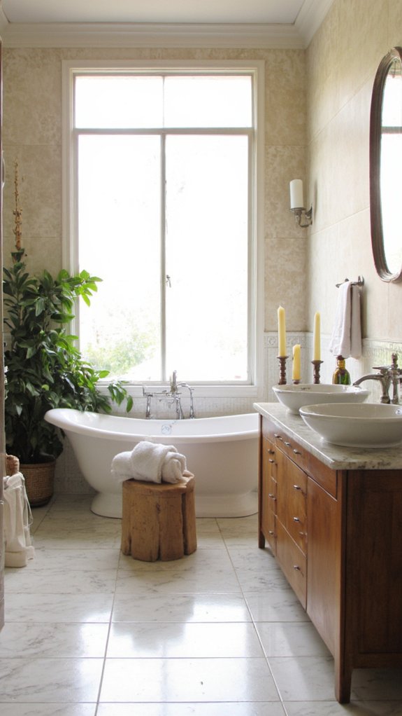 serene spa like bathroom retreat