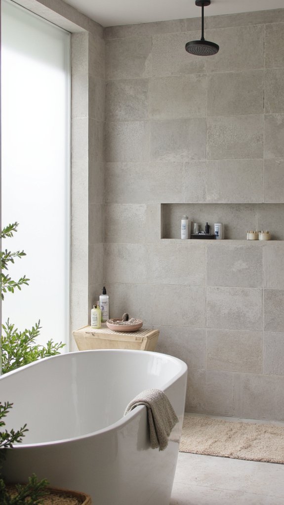 serene spa like shower experience