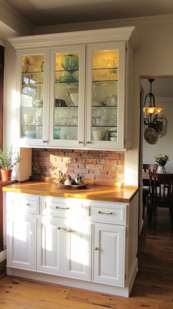 showcase beautiful dishware elegantly