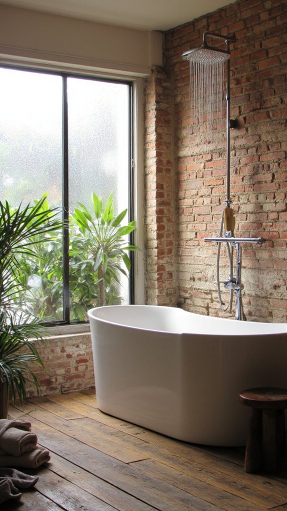 shower integrated freestanding bathtub luxury