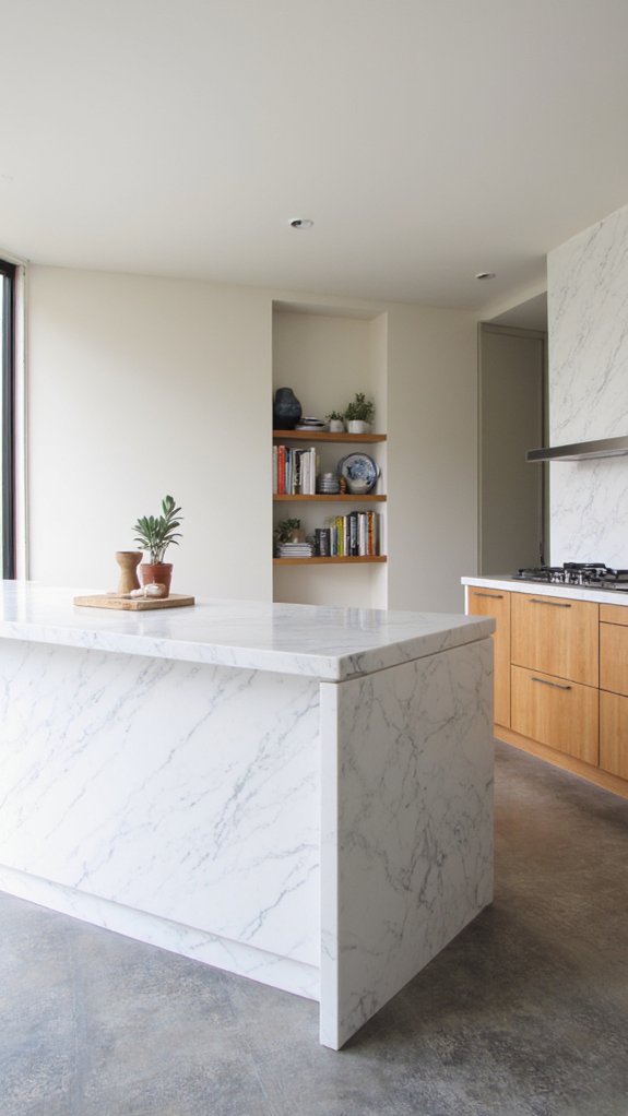 sleek functional kitchen design